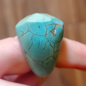 New Natural Blue Turquosie Ring.